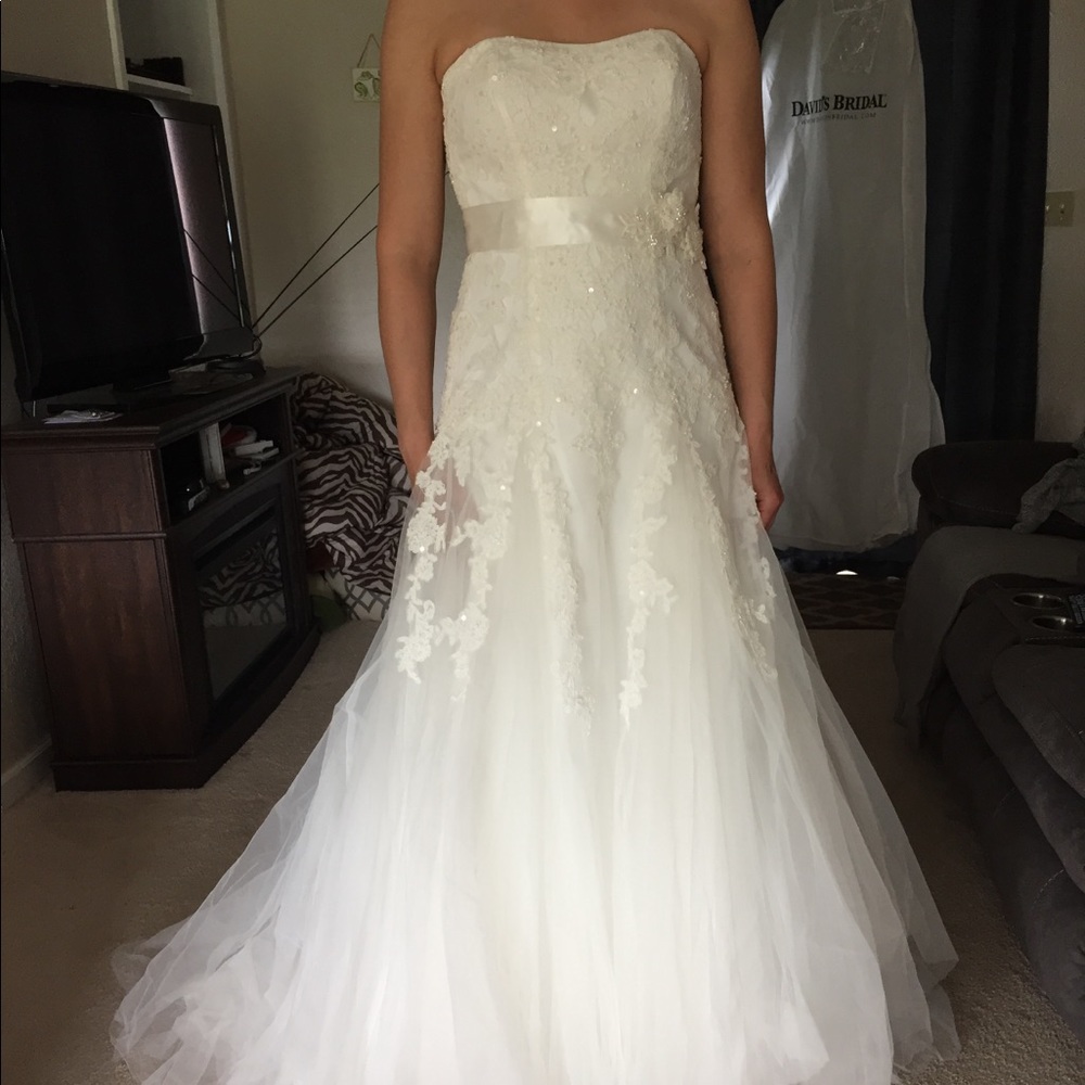 Strapless Full Tulle bottom Dress - Picture 5 of 8
